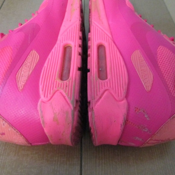 Nike Air Max 90 Hyperfuse Independence Day Solar Red Pink 454446-600 Mens US 9.5 - Picture 5 of 12